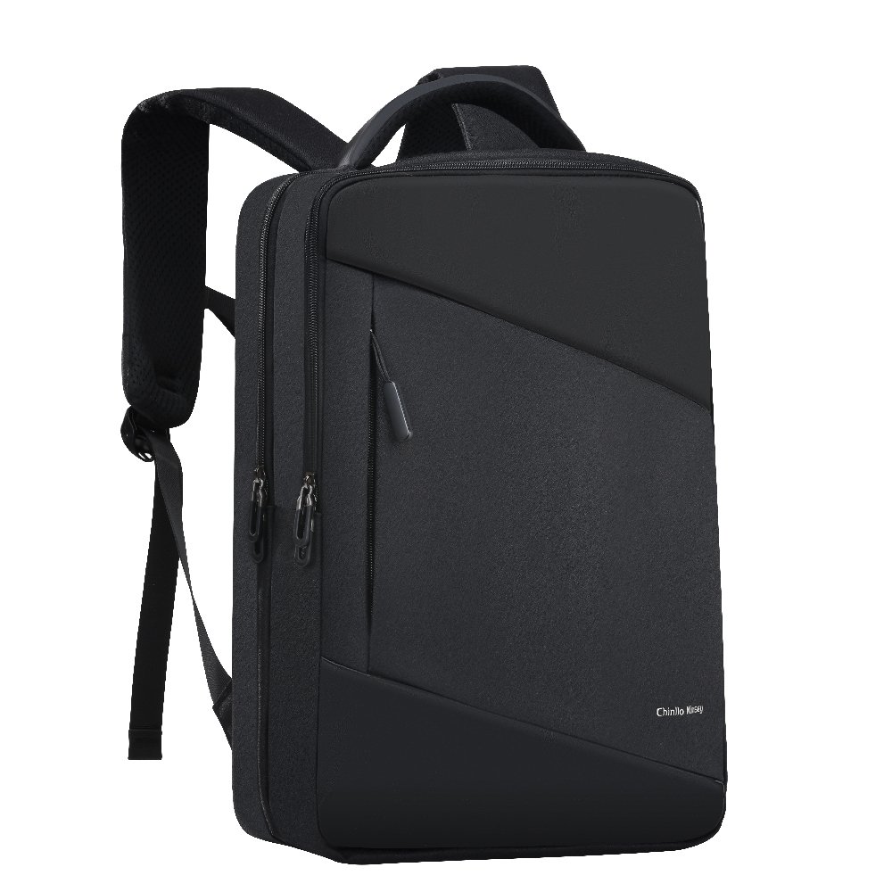 Solid Color Large Capacity Laptop Backpack USB Chest Bag Casual Fashion Style High-level Stylish Waterproof for Business Man