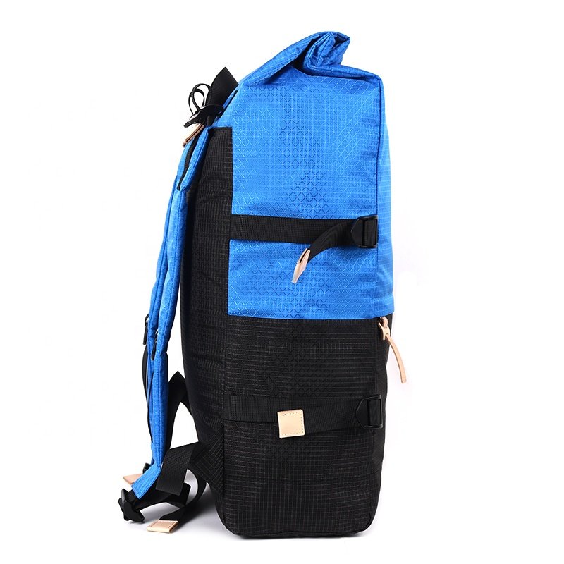 CHANGRONG Custom Large Capacity Casual Daypack Travel Black Waterproof Foldable roll top laptop backpack