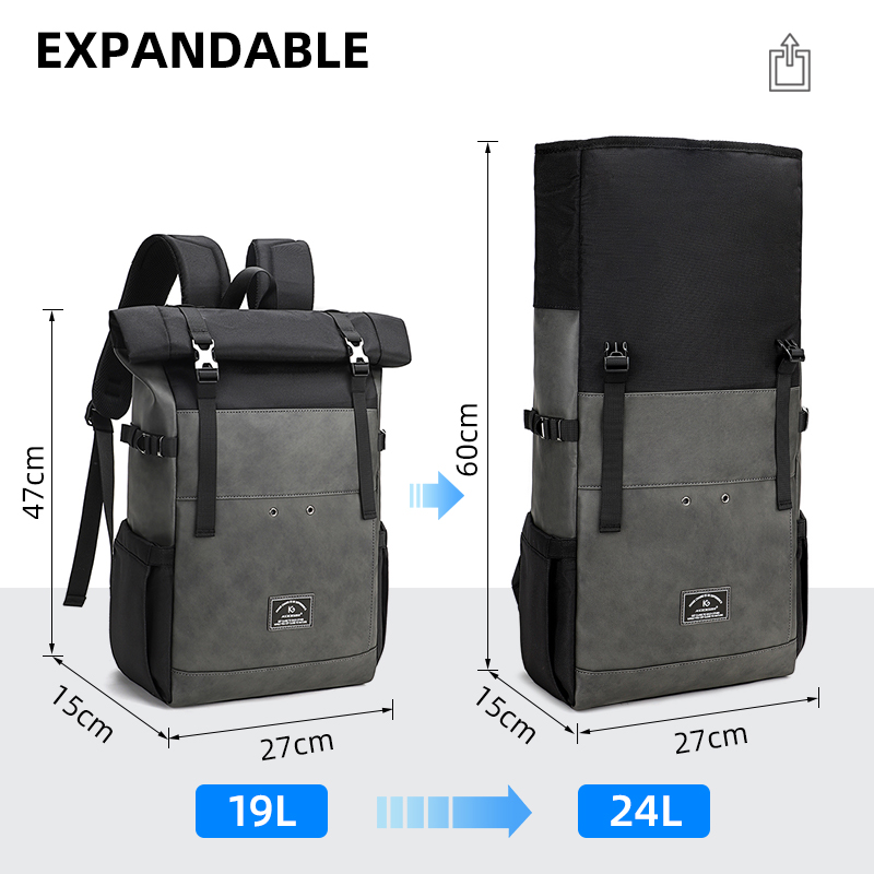 Wholesale Unisex Outdoor Polyester Backpack Men's Travel Sport & Laptop Bag with Zipper Closure Customizable New Design