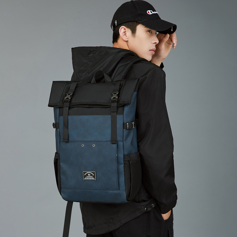 Wholesale Unisex Outdoor Polyester Backpack Men's Travel Sport & Laptop Bag with Zipper Closure Customizable New Design