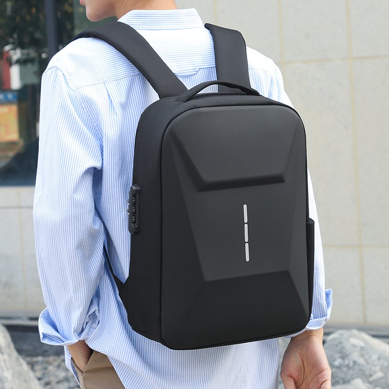 2024 Anti-theft USB Charging Backpack Rucksack Waterproof Coating Fabric Custom Logo Laptop Bagpack for Men