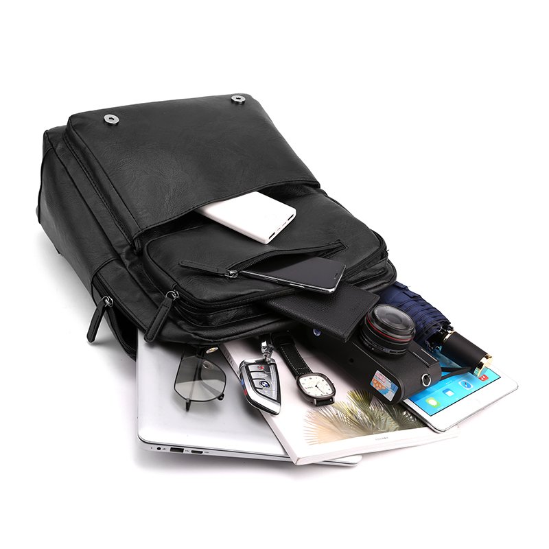 Business computer backpack men's and women's convenient lightweight USB interface wear-resistant waterproof backpack