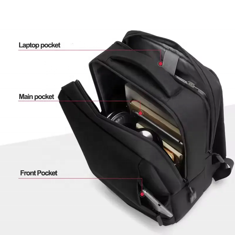 2023 New Custom College Luxury Waterproof Business laptop backpack Usb laptop backpacks school bags with usb daily life