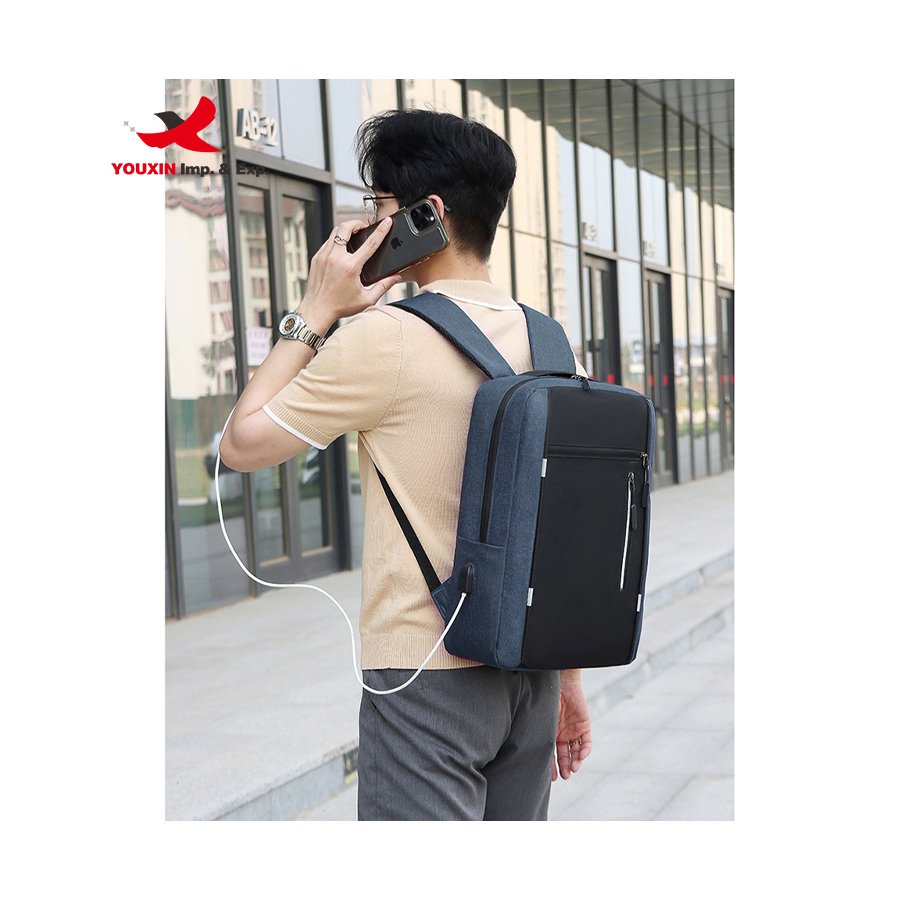 Factory Wholesale Casual Business Commuting Backpack Bag Multi-function Anti-scratch Wear-resisting Laptop Backpack with USB