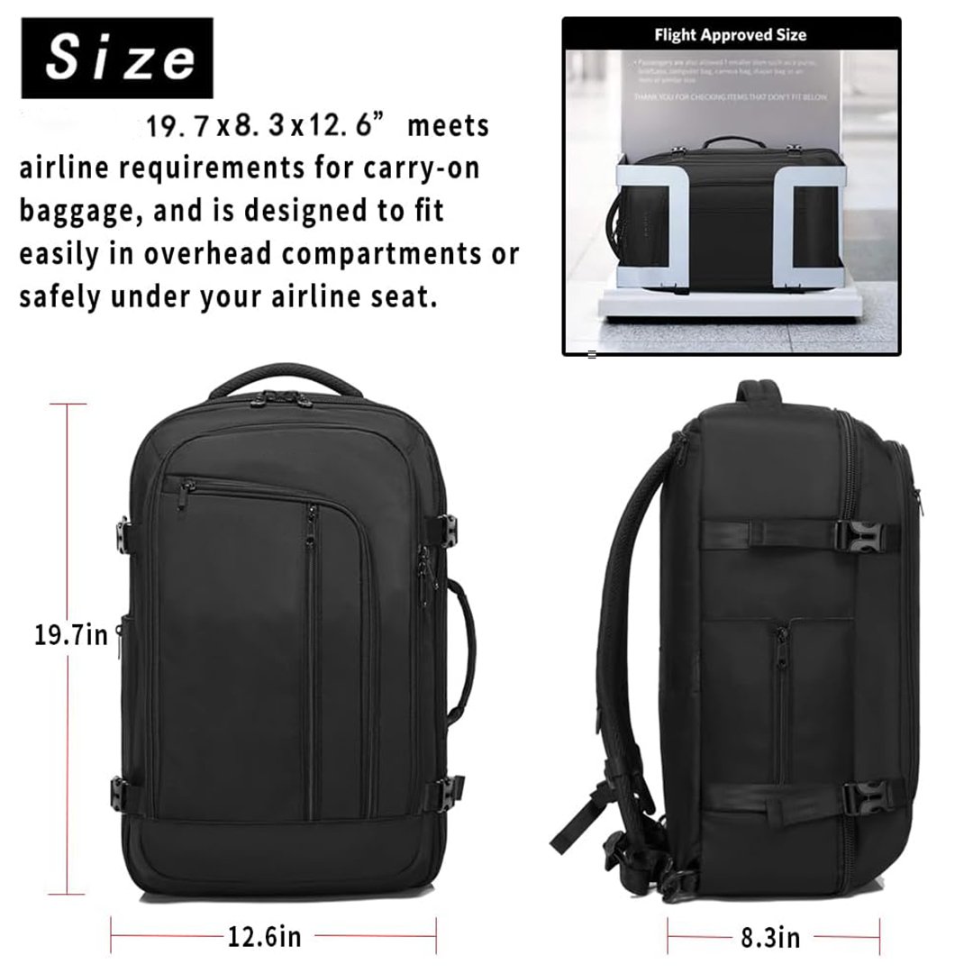 YOUK Custom Nylon Waterproof Laptop Backpack for Business Travel Three Suppliers Flight Overnight Travel Backpack