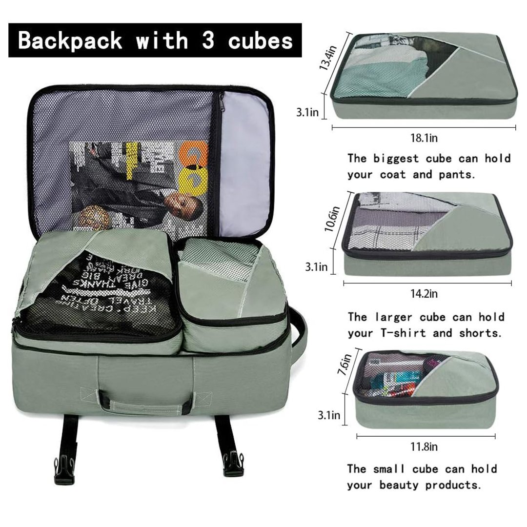 YOUK Custom 40-Liter Weekender Carry Backpack Anti-Theft Waterproof Business Travel Laptop Backpack for Outdoor Use