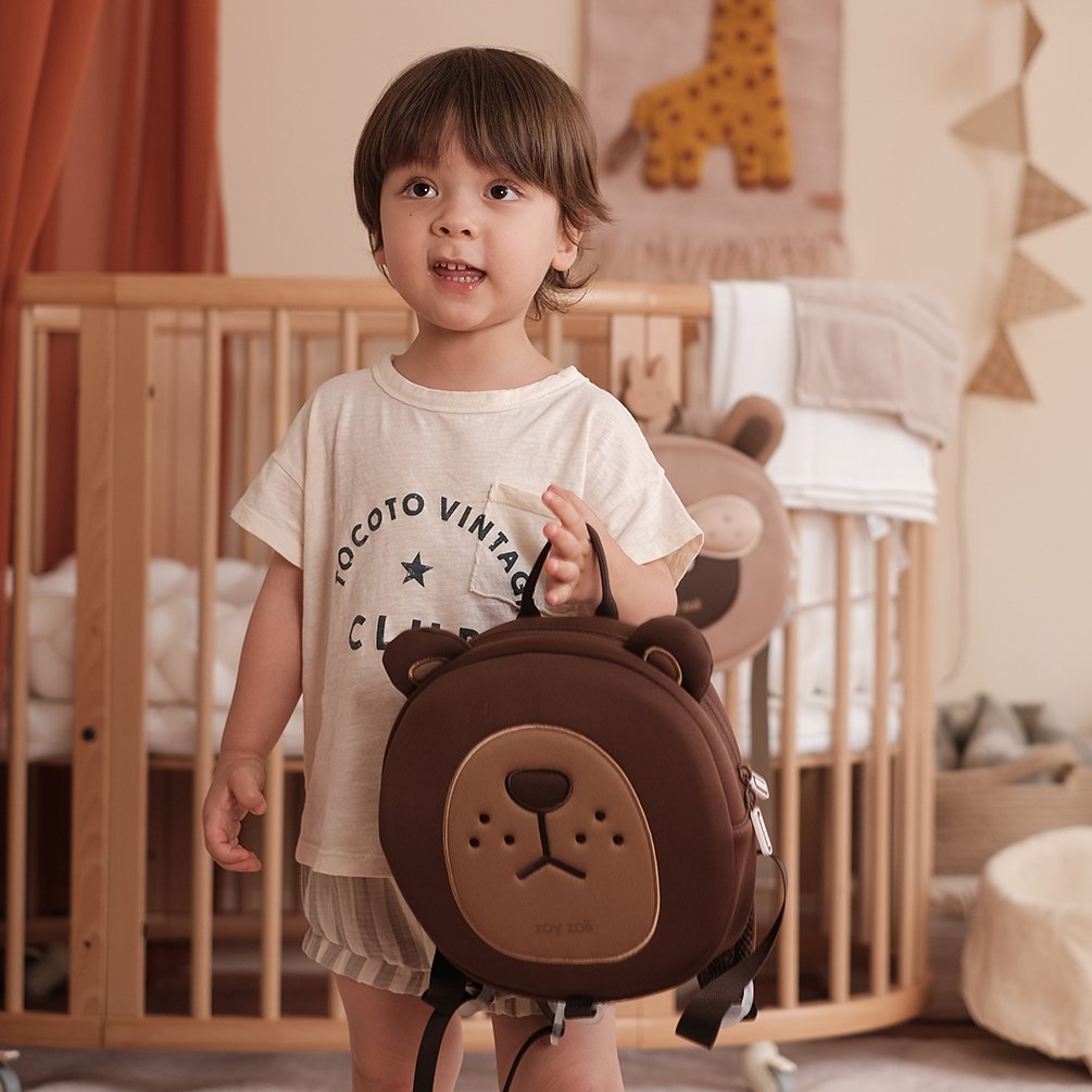 ZOYZOII animals Shape Unisex Small kindergarten Student Waterproof School Bags For Toddlers Neoprene Kids Backpack