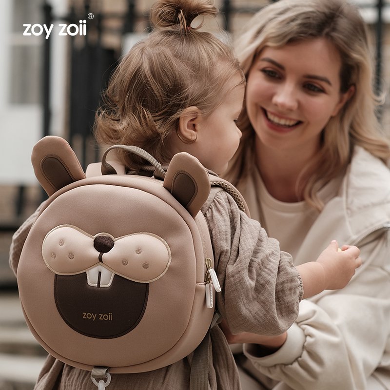 ZOYZOII animals Shape Unisex Small kindergarten Student Waterproof School Bags For Toddlers Neoprene Kids Backpack