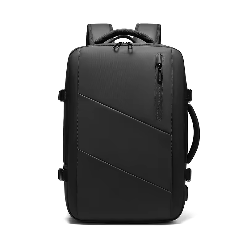 Nylon Black Laptop Backpack Bagpack for School Business Bag Backpacks with Usb Charging Port