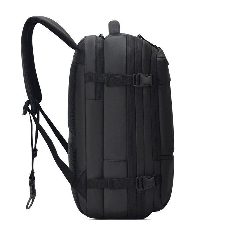 17 Inches Multi-compartment Travel Organizer Bag PU Laptop Backpacks for Men