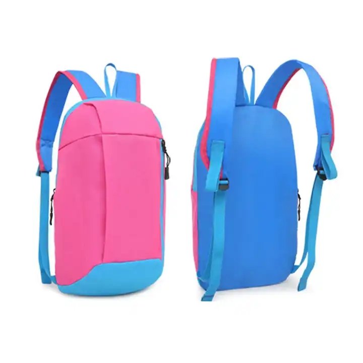 Custom Printed Logo Backpack School Bags For Student 600d Oxford Foldable Bag With Pocket Rucksack Schoolbag For Kids Back Pack