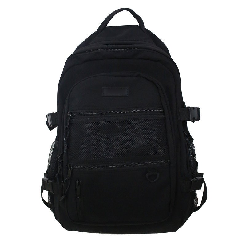 Custom Logo Wholesale Sac a dos Backpack Travel Women Laptop USB Charging Port Backpack Bags with clear Mesh pocket Big Backpack