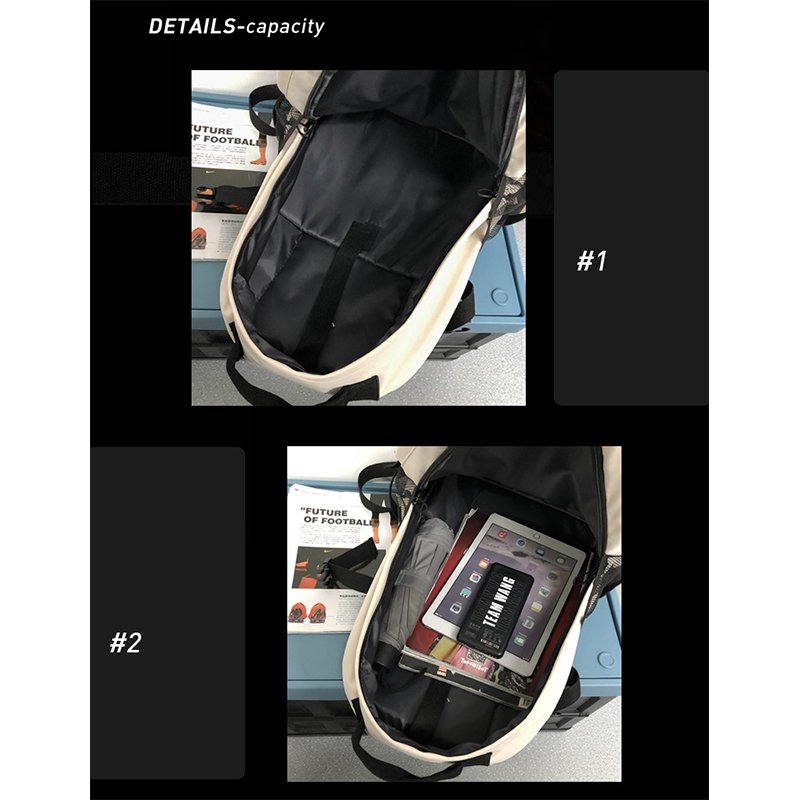 Custom Logo Wholesale Sac a dos Backpack Travel Women Laptop USB Charging Port Backpack Bags with clear Mesh pocket Big Backpack