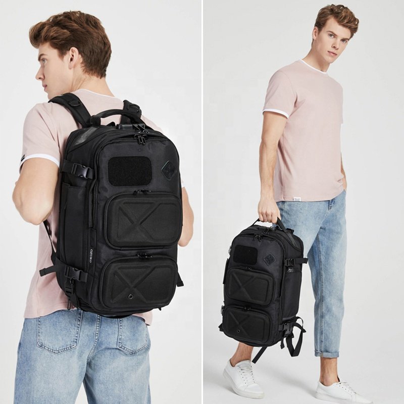 OZUKO 9309 Waterproof Laptop men Anti Theft backpack with shoe compartment Outdoor Men Large Capacity Expandable Backpack