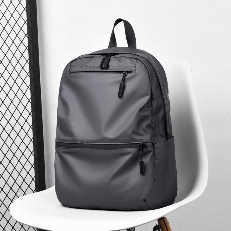 2024 Fashion design girl boy waterproof travel student backpack custom your own logo glossy unisex PU laptop backpack office