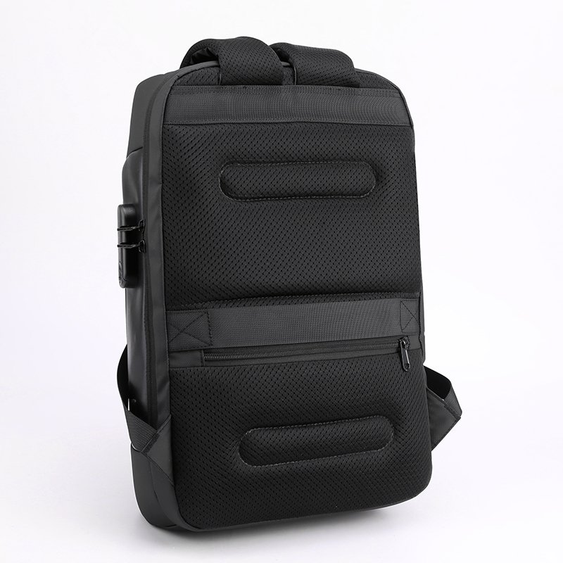 Marksman Men Luxury Combination Lock Business Computer Bag Anti Theft Smart Laptop Backpack with USB Charging Port
