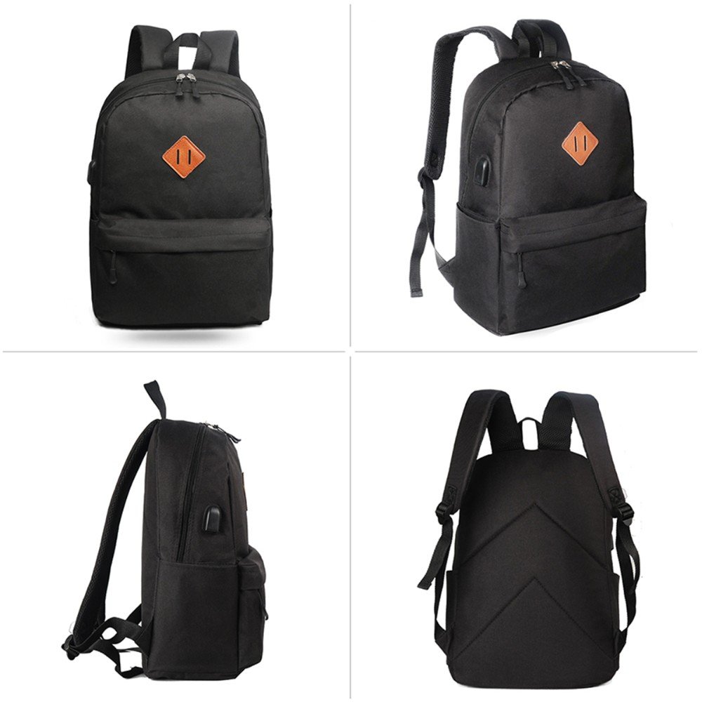 Popular usb port laptop backpack waterproof men