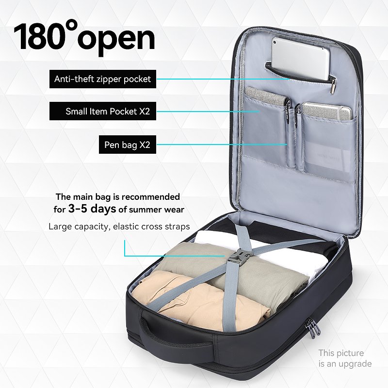 Mark Ryden Factory Wholesale Outdoor Travel Backpack Multi Layer Large Capacity Laptop Bag MR2900_KR-B