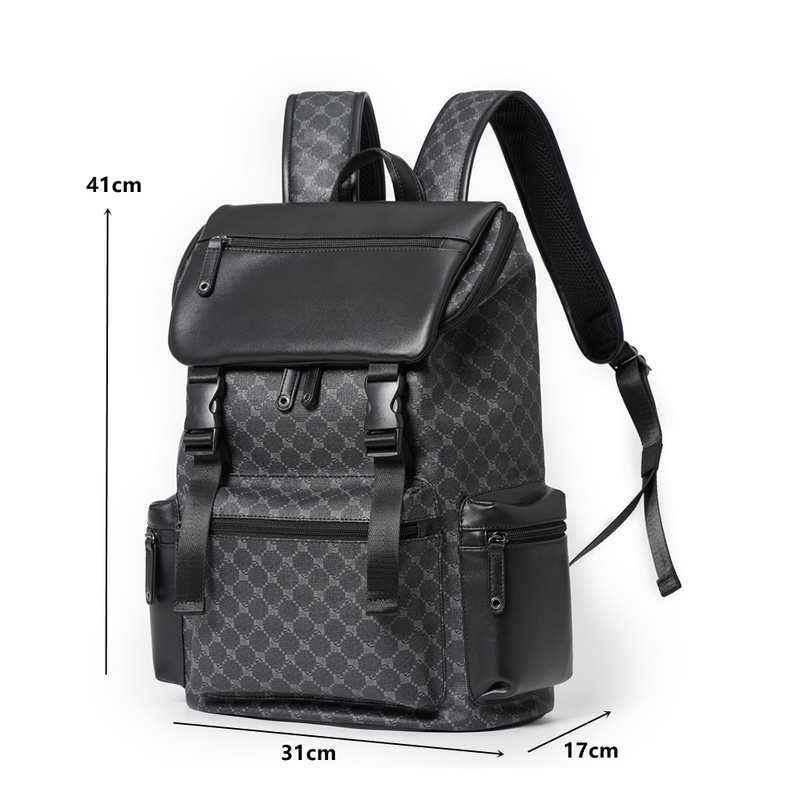 2024 Fashion Brand Backpack Leather Laptop Bag Waterproof Designer School Backpack For Women Men Travel Bags
