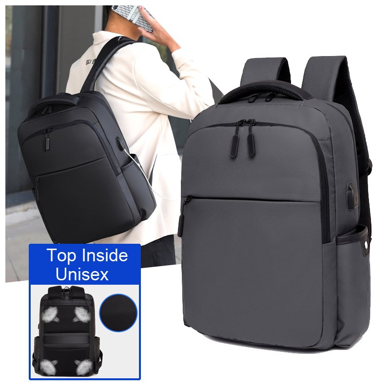 Custom Logo Waterproof Casual Laptop USB Charging Travel Sports Duffel Business Bag Backpacks
