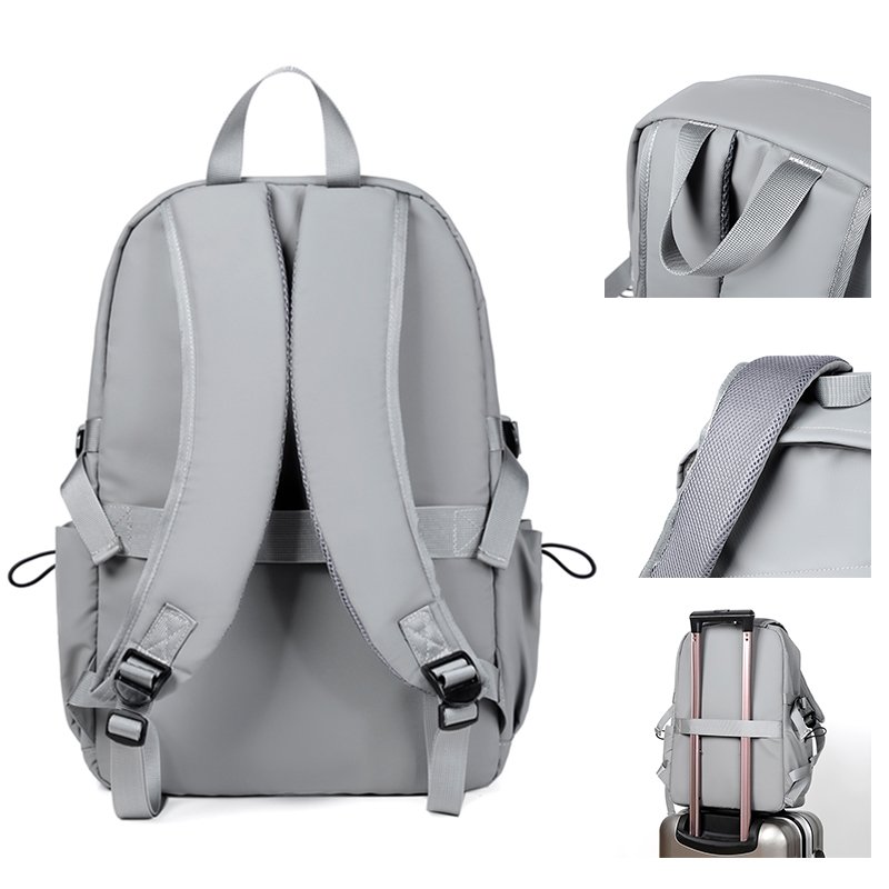 2023 Simple design Multi-function pocket waterproof USB backpack laptop knapsack
