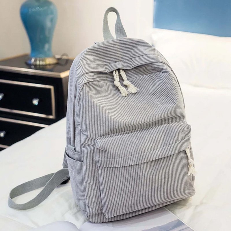 Corduroy Bag Backpack Bag Waterproof Computer Laptop Backpack Waterproof Hiking Bag