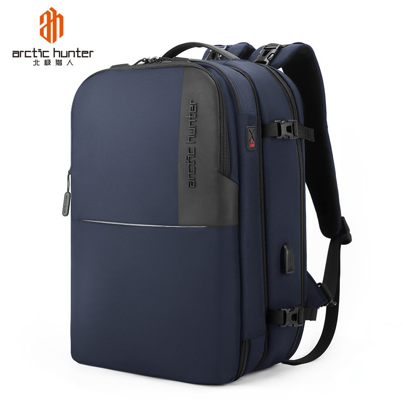2023 Large Capacity 40L Carry On Travel OEM Backpack Men Business 2 in 1 Removable Laptop Backpack Bags Arctic Hunter Mochila