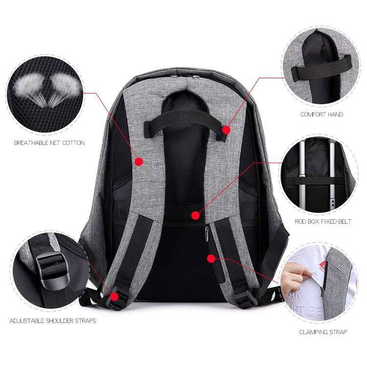 Custom Logo Waterproof Laptop Backpack Mochila Escolar Nylon Oxford Unisex Laptop Backpack Travel Backpack School Bags