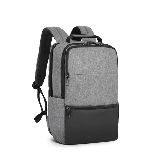 BSCI custom logo ergonomics nylon laptop backpack office computer bag Extend Travel Waterproof black nylon laptop backpacks