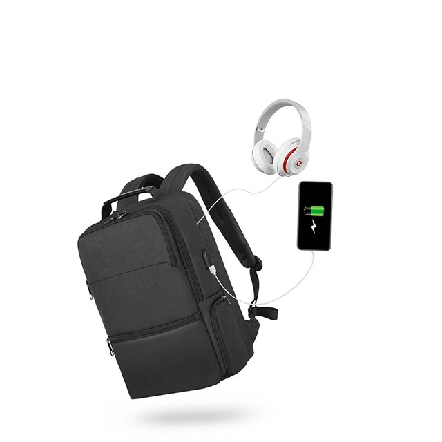 BSCI custom logo ergonomics nylon laptop backpack office computer bag Extend Travel Waterproof black nylon laptop backpacks