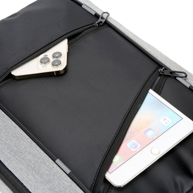 Waterproof Business Backpack With USB Charging Port Anti Theft Smart 15.6 Inch Mens Laptop Backpack