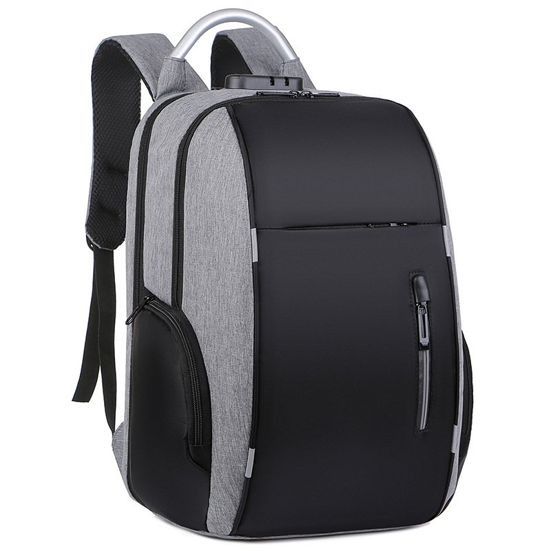 Factory Customized Light Slim Business Laptop Backpack Men Black Office Work Back Pack Bag For Women Unisex