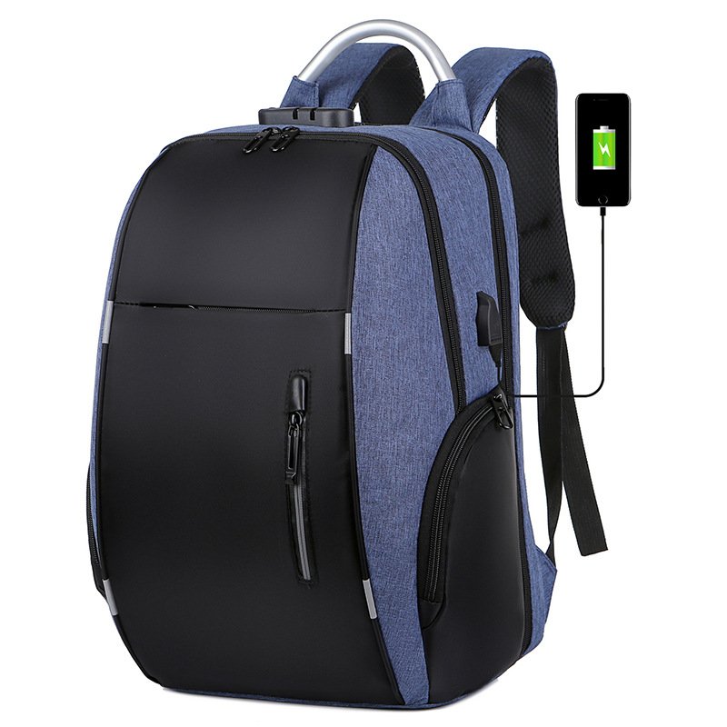 Factory Customized Light Slim Business Laptop Backpack Men Black Office Work Back Pack Bag For Women Unisex