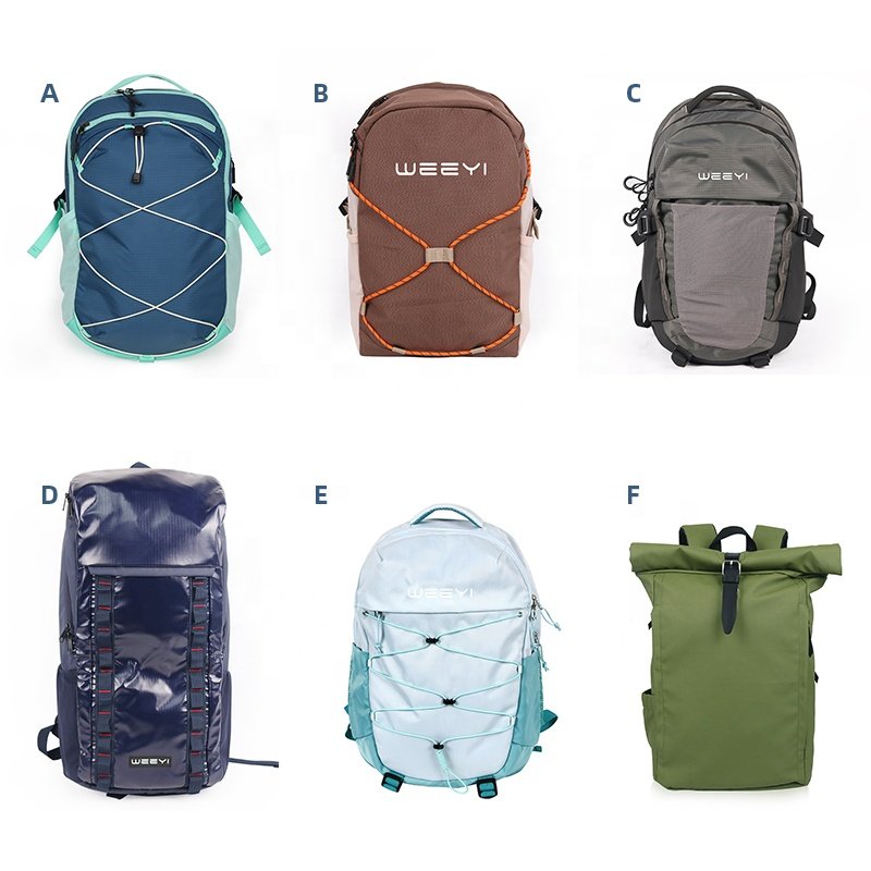 CHANGRONG Custom organic cotton and recycled polyester men travel laptop backpack