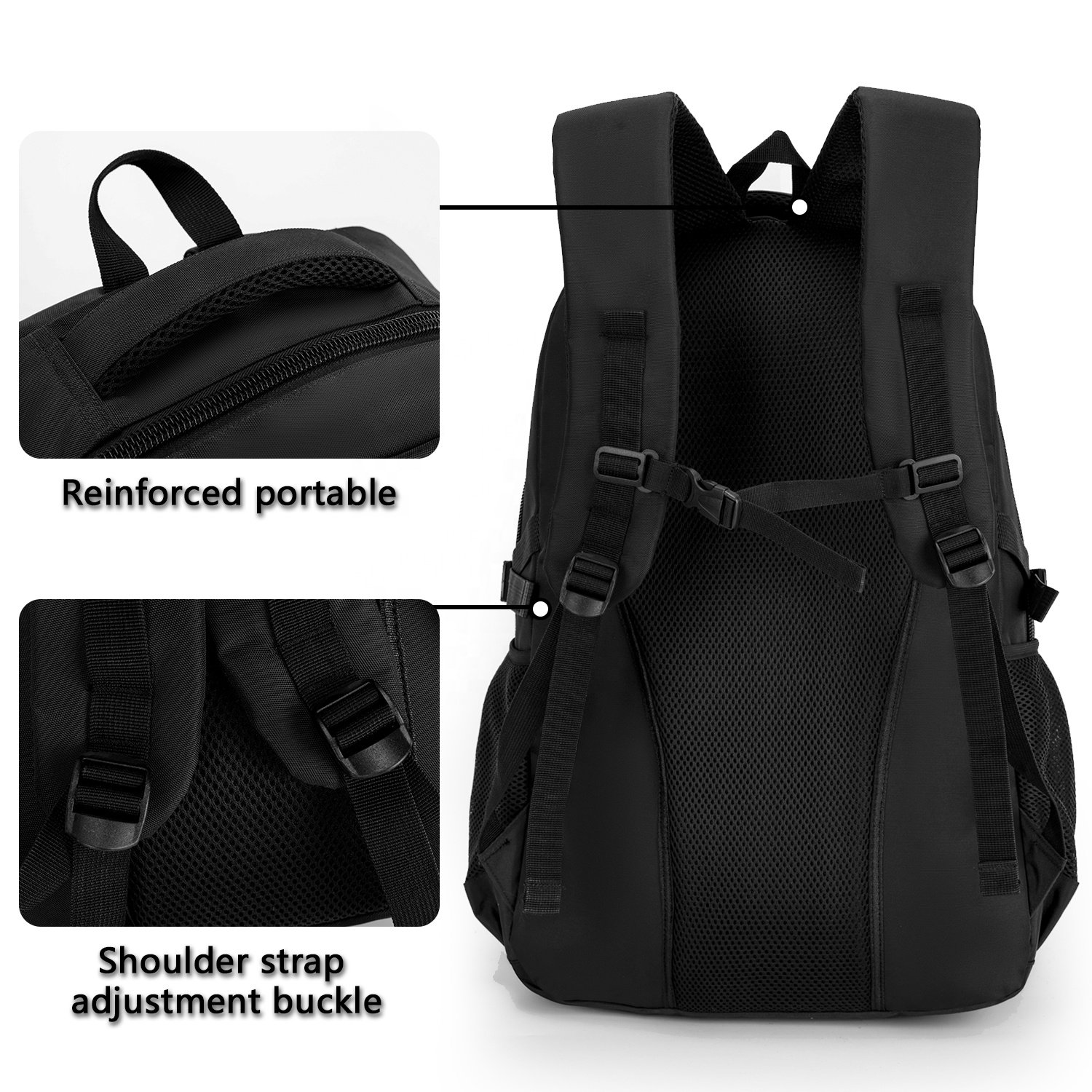 HAIBOWY 2024 Wholesale Customizable USB Notebook Backpack Large Capacity Waterproof Fashion School Bag Hiking Hot Sale Backpack