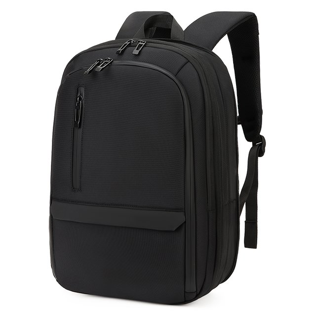 Black and gray multifunctional expandable business back pack women backpack