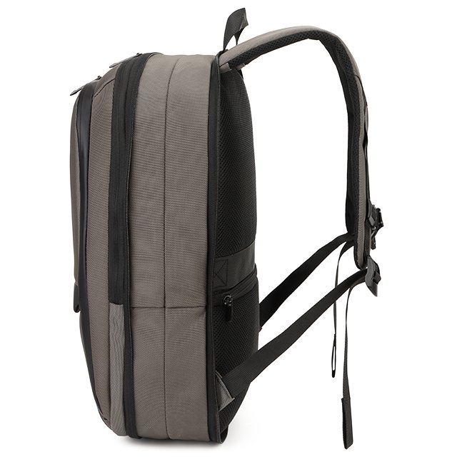 Black and gray multifunctional expandable business back pack women backpack