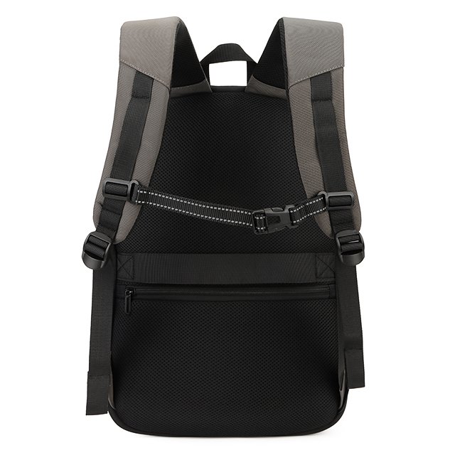 Black and gray multifunctional expandable business back pack women backpack
