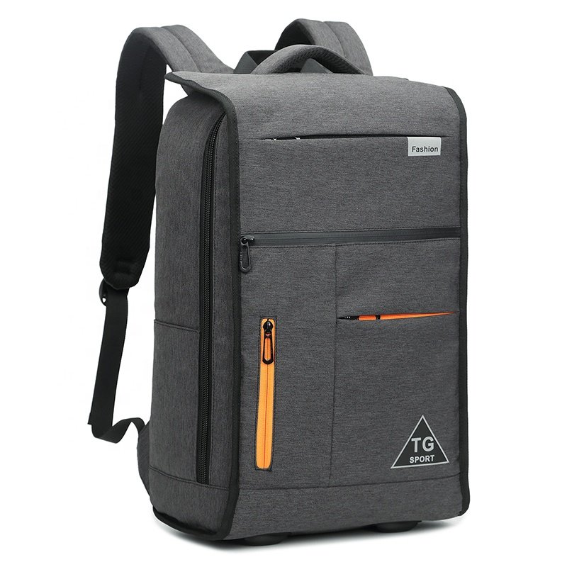 Customizable OEM Business Backpack Waterproof College Smart University Laptop Bag with USB Made from Leather Oxford Material