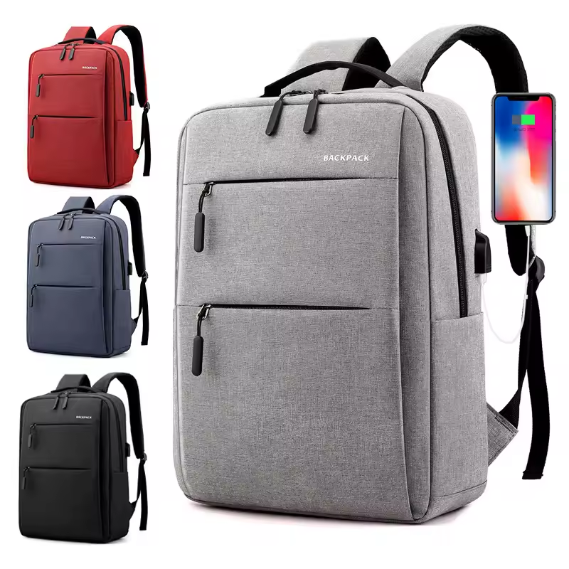 Factory Wholesale Business Waterproof Laptop Bags Supplier School Travel Women Men Smart Laptop Backpack With USB