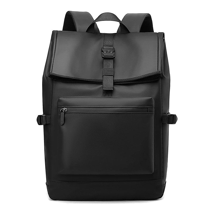 Custom men's travel roll top backpack New Waterproof leather foldable mochilas Student Women's School rolltop Laptop Backpacks