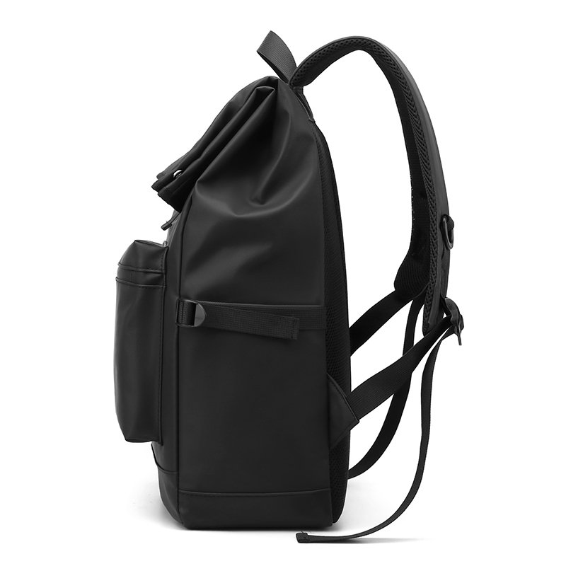 Custom men's travel roll top backpack New Waterproof leather foldable mochilas Student Women's School rolltop Laptop Backpacks