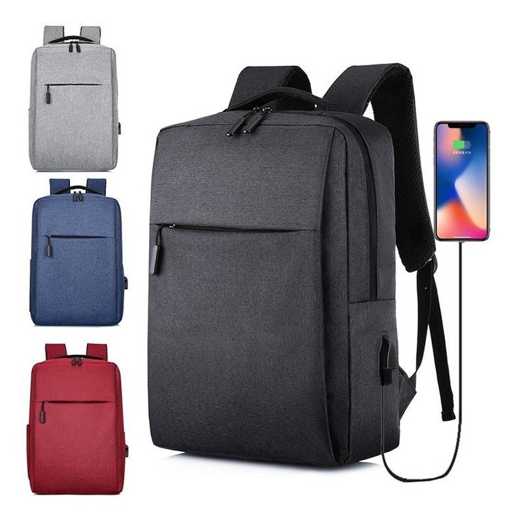 Custom Logo Men's Smart Backbag School Laptop Backpack with USB & Computer Interlayer Customizable Sac a Dos Design