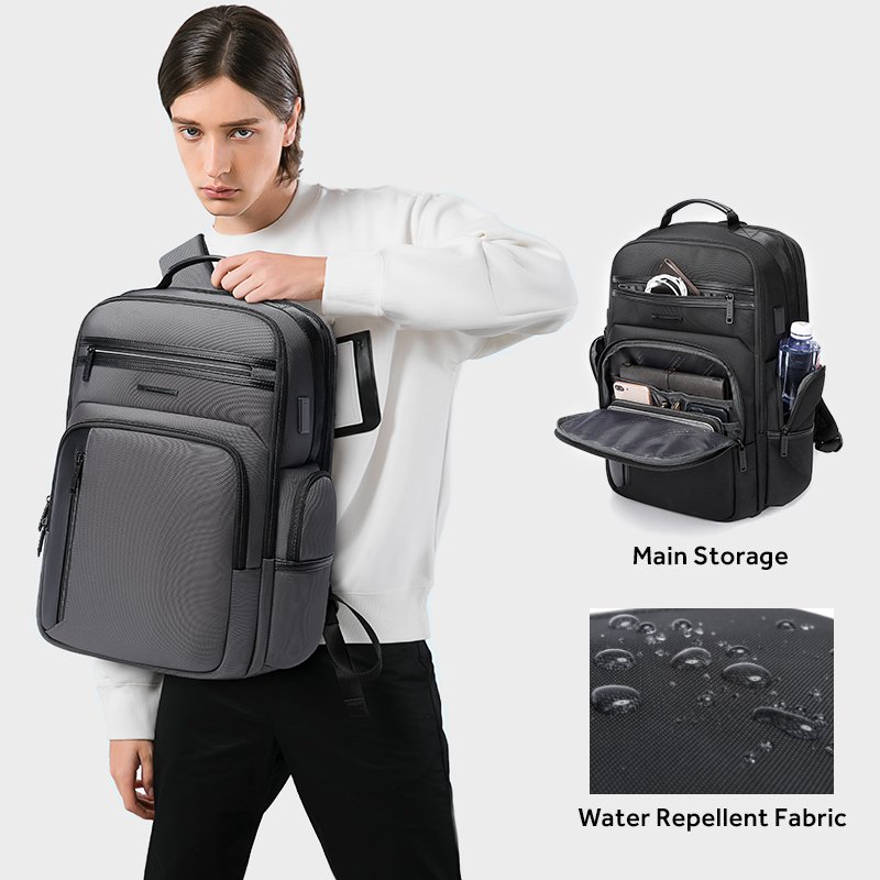 Wholesale Business Travel Casual Bag Pack Anti Theft 15.6 Inch Men USB Charging Laptop Backpack