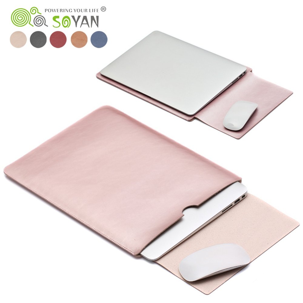 13.3 12-Inch Waterproof Leather Case Slim Design Business Travel Backpack with Macbook Air Bag for Notebook Laptop Protection