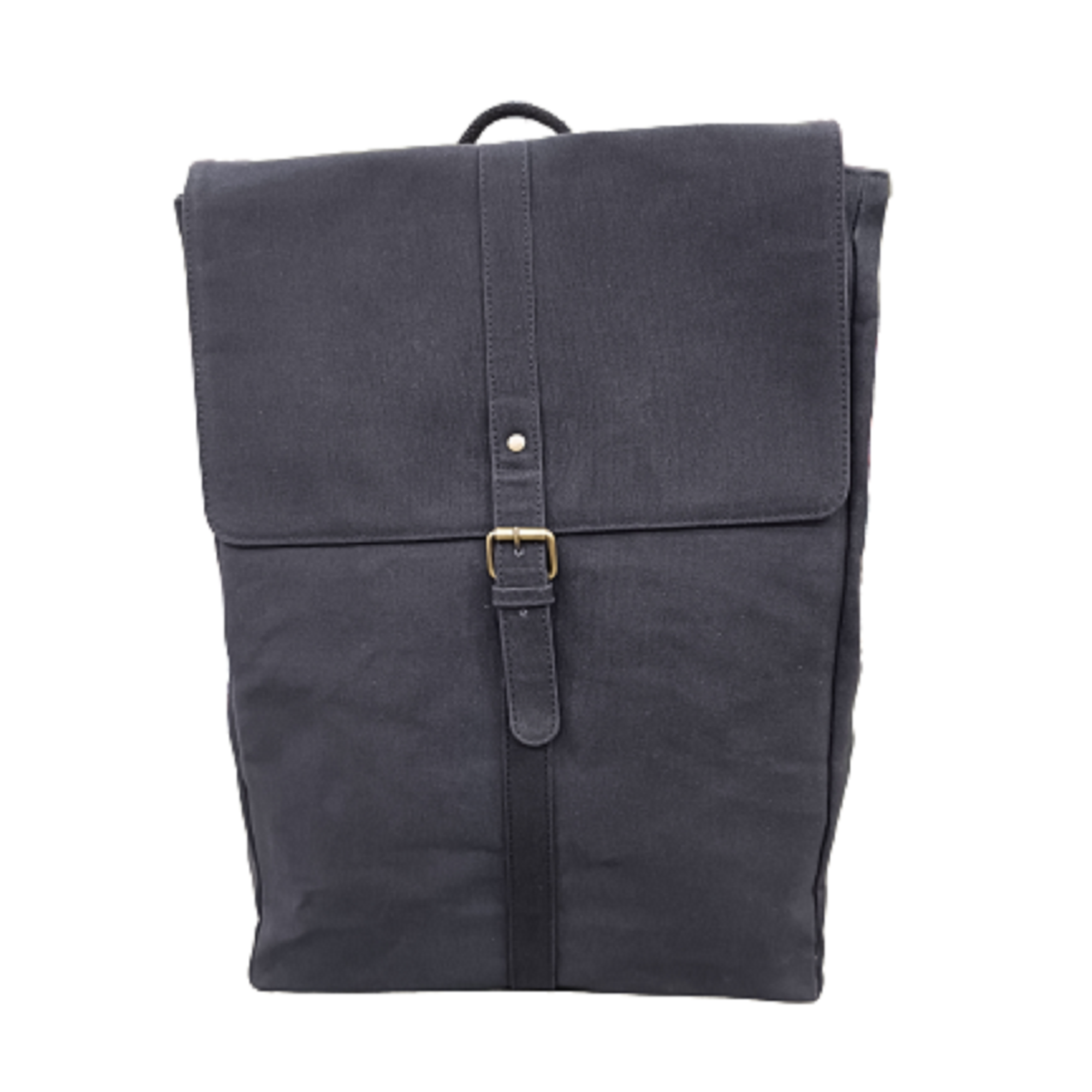 New Wholesale Tactical Black color Cotton Canvas Unisex Casual Stylish Water Resistant with laptop compartment Canvas Backpack