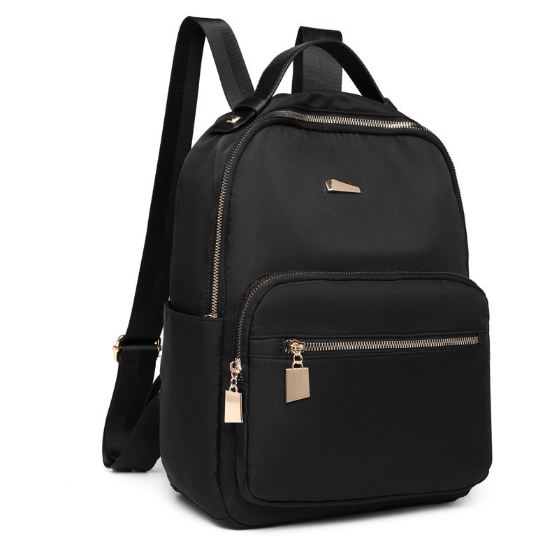 Black Laptop Backpack with Anti-Theft Features for Travel Work Sports Leisure Students Girls' Wallet Computer Bag