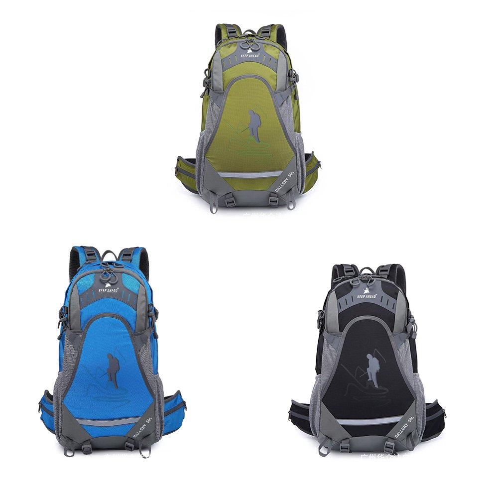 Factory Direct 50L Large Capacity Outdoor Trekking Hiking Backpack