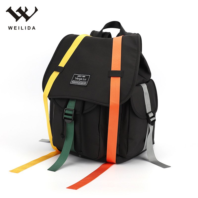 Originalsoft Back Pack School Bags Black Nylon Backpack for Male Portable Fashion Versatile Custom Logo Book Bags Men Backpack