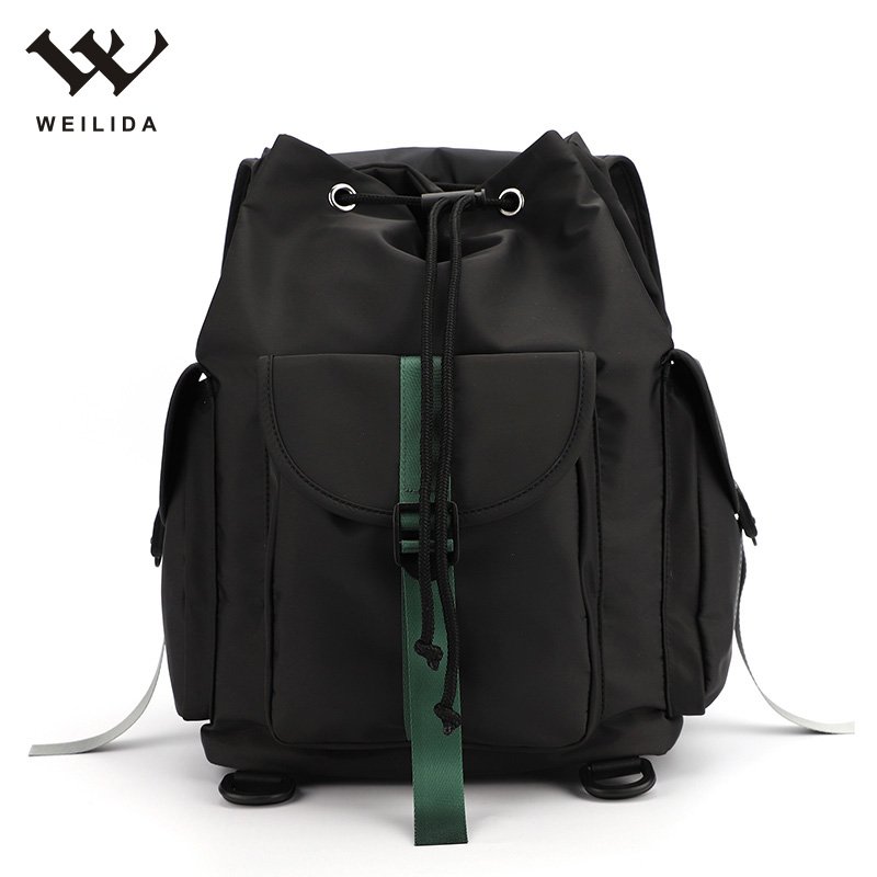 Originalsoft Back Pack School Bags Black Nylon Backpack for Male Portable Fashion Versatile Custom Logo Book Bags Men Backpack